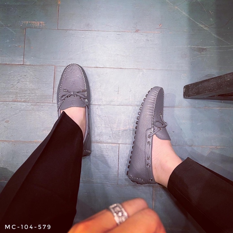 {ĐẾ KHGiày lười MOCA da bò cao cấp  Bảo hành nổ da 12 tháng✅ GMC-104