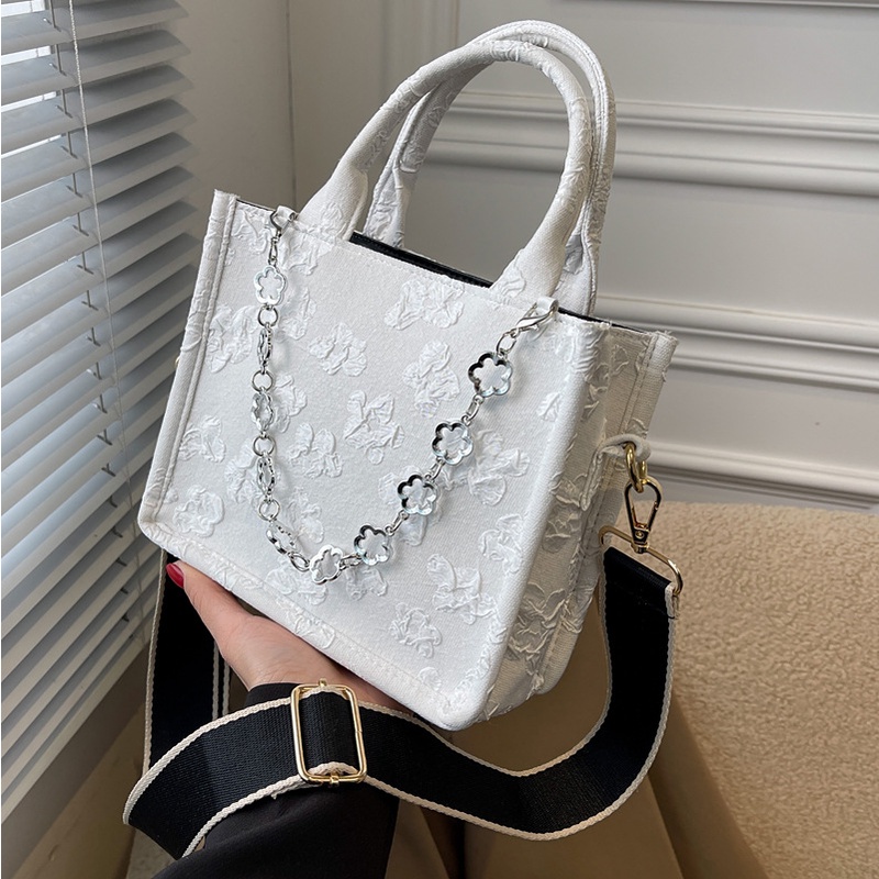 Túi Xách Tote Vải Lụa Cỡ Lớn Thời Trang