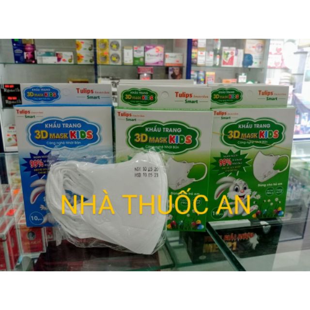 (chọn mẫu) Hộp 10 cái Khẩu trang trẻ em 3d | BigBuy360 - bigbuy360.vn