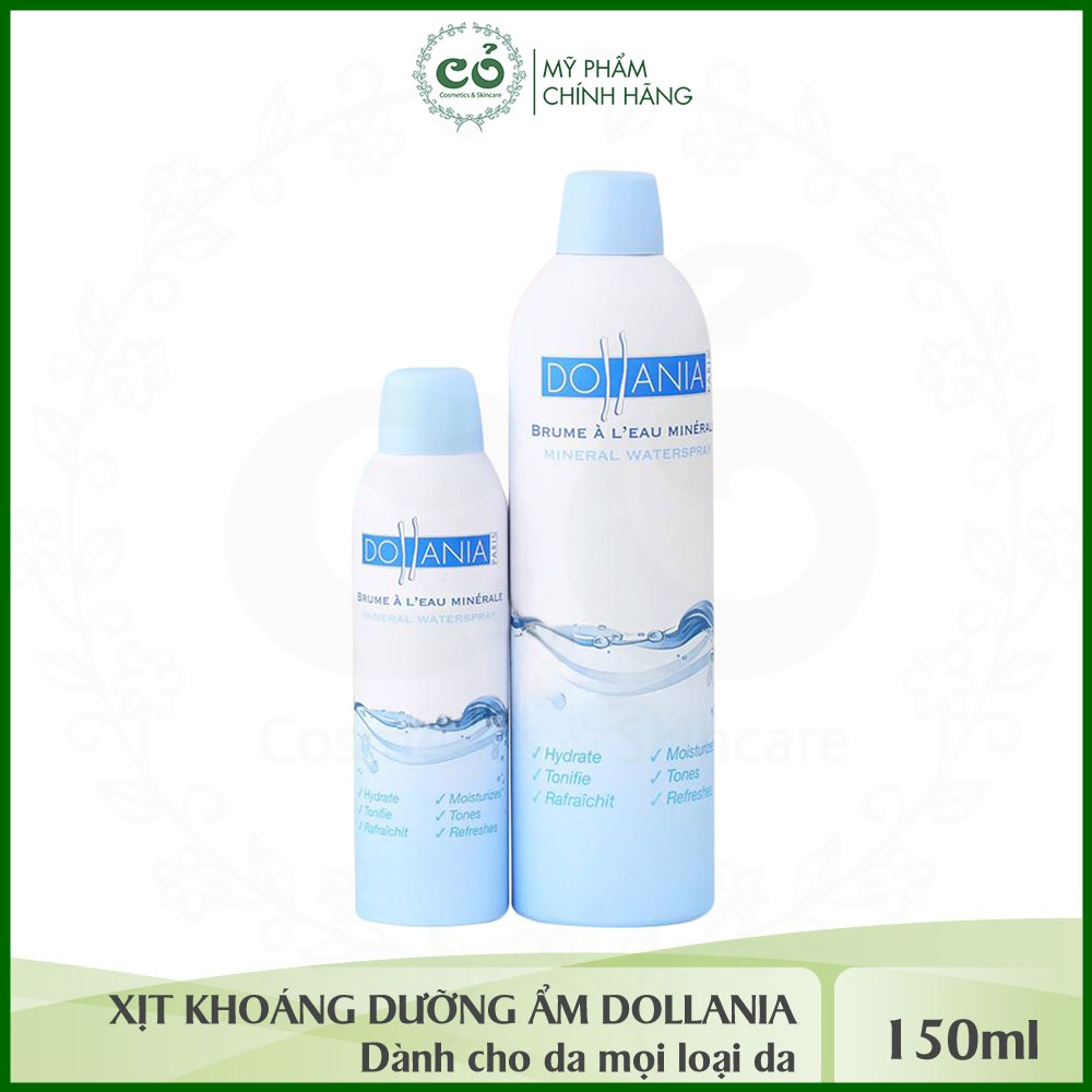 Xịt khoáng dưỡng ẩm cấp nước cho da Dollania