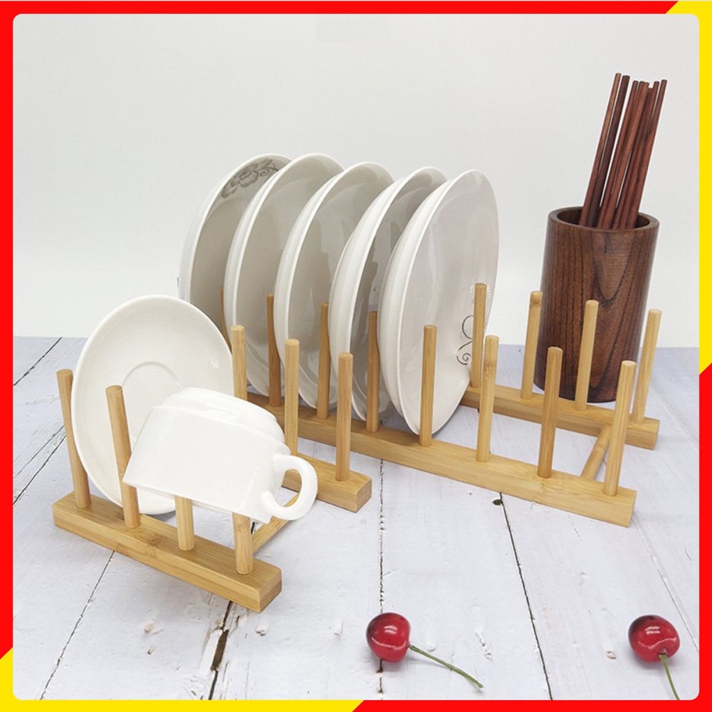 ❤️ Giá Úp Cốc Chén, Để Sách Decor Bằng Gỗ Tre Tự Nhiên Tinh Tế - Nhã Nhặn