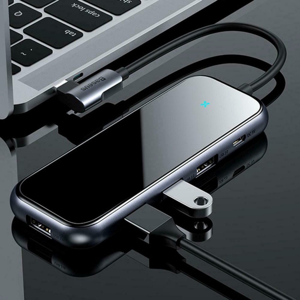 USB Hub Baseus đa năng mở rộng cổng kết nối USB cho PC, tablet, Smartphone , Macbook, Laptop , Type C ra USB 2.0 x 4