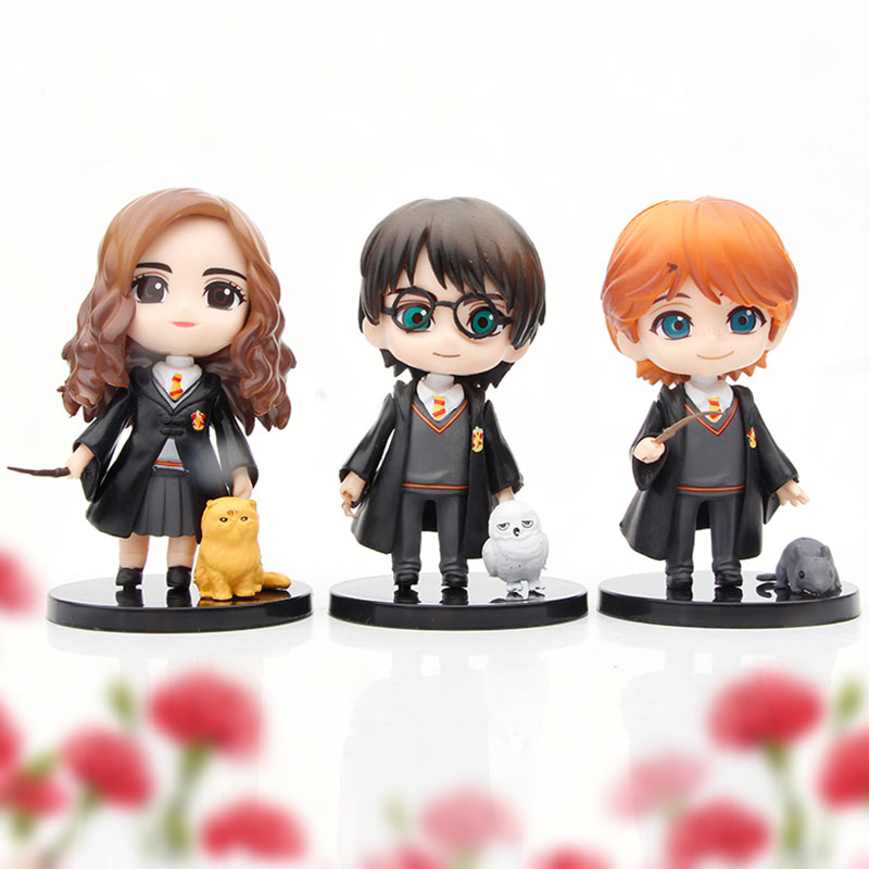 Set 3 Mô Hình Nhân Vật Phim Harry Potter Dễ Thương