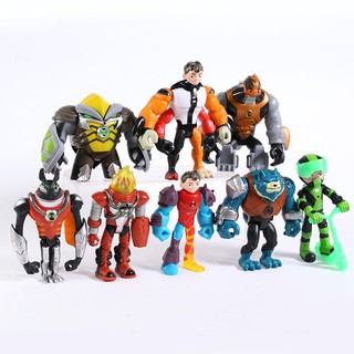 Set 08 Mô Hình Nhân Vật Biến Hình Siêu Đẹp Ben Ten - Cao 10-14cm