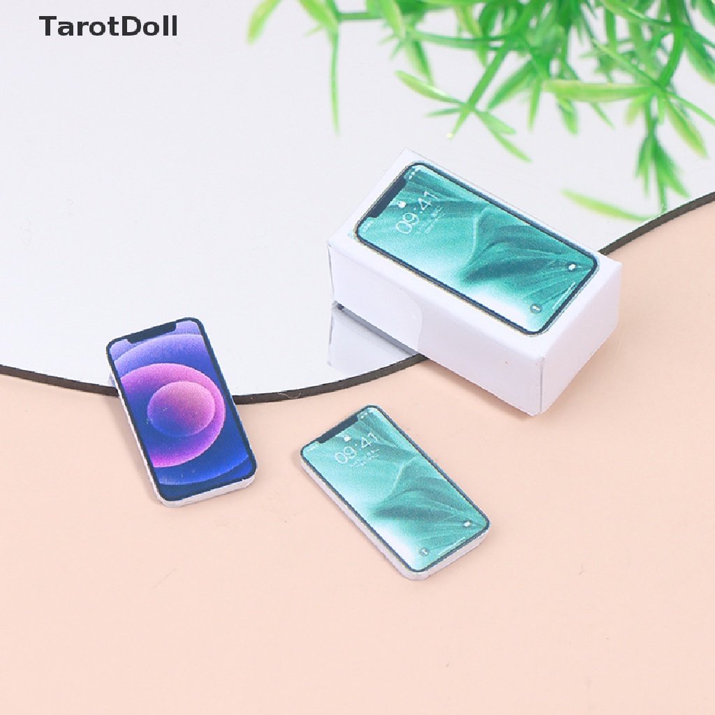 Mô Hình Điện Thoại Di Động Bài Tarot Tỉ Lệ 1: 12 Trang Trí Nhà Búp Bê