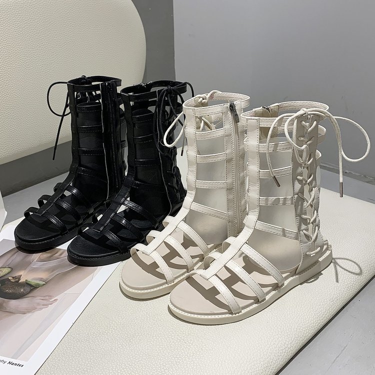 Xăng đan Hở Ngón Khóa Kéo Thời Trang Cho Nữ