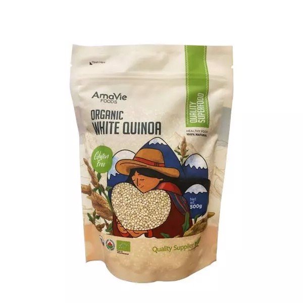 Hạt diêm mạch trắng - 3 màu hữu cơ 500gr (Quinoa)