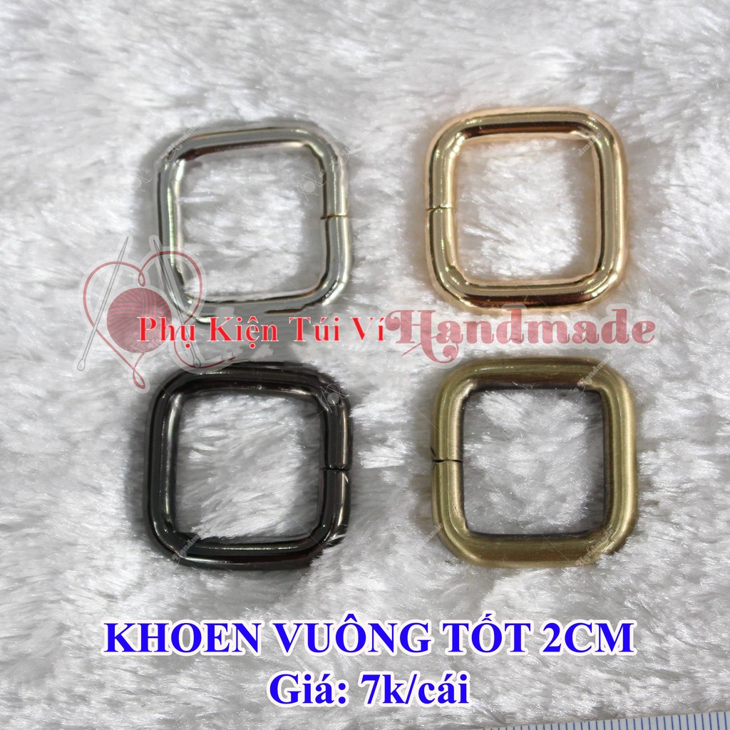 Khoen vuông 2cm (7k/cái)