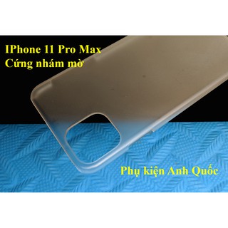 Ốp lưng IPhone 11 Promax nhựa CỨNG NHÁM MỜ