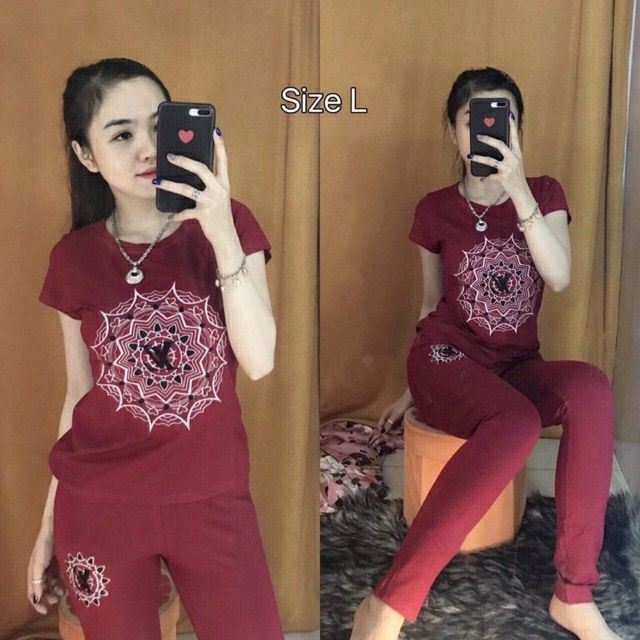 Đồ bộ thun cotton 2 size