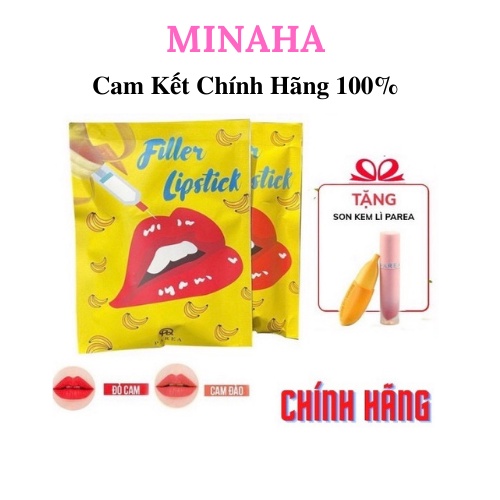 Son Chuối Khử Thâm Xóa Nhăn Môi, Son Filler Lipstick Collagen