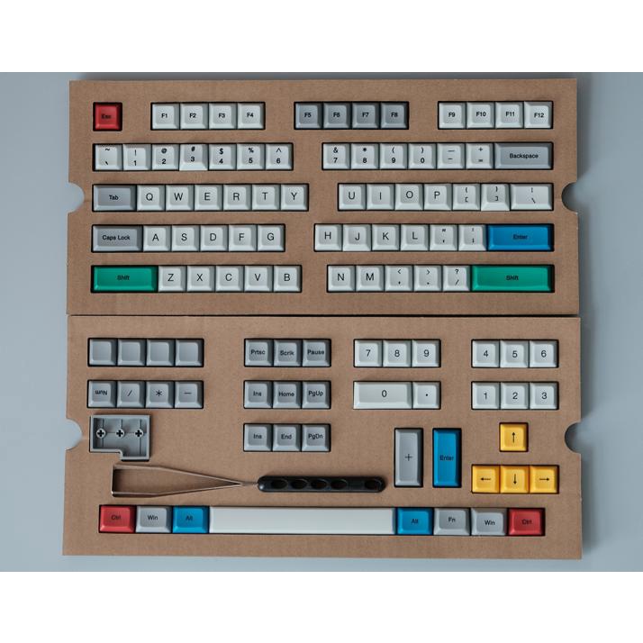 Bộ 109 phím cơ học VSA màu xám trắng toàn bộ cho bàn phím cơ