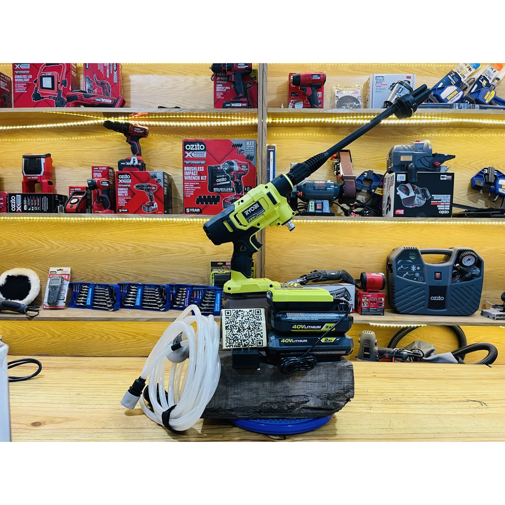 MÁY RỬA XE PIN 40V RYOBI MỚI 99% NHẬP KHẨU MỸ