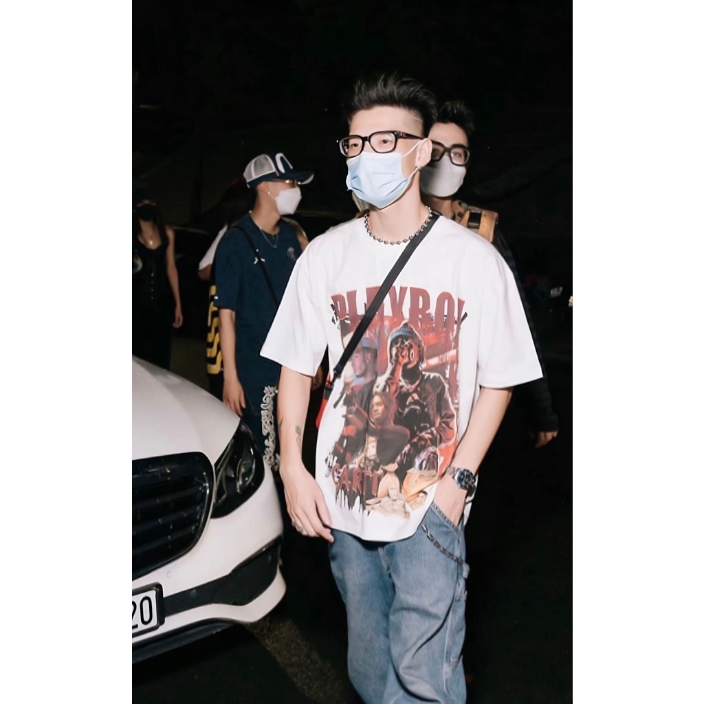 Áo thun ngắn tay oversize PLAYBOI CARTI