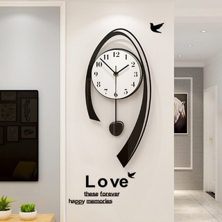 Đồng hồ treo tường quả lắc 🕘🕘🕘CL009 - sang trọng và tinh tế - Kích Thước: 25x52.5, 30x63 cm