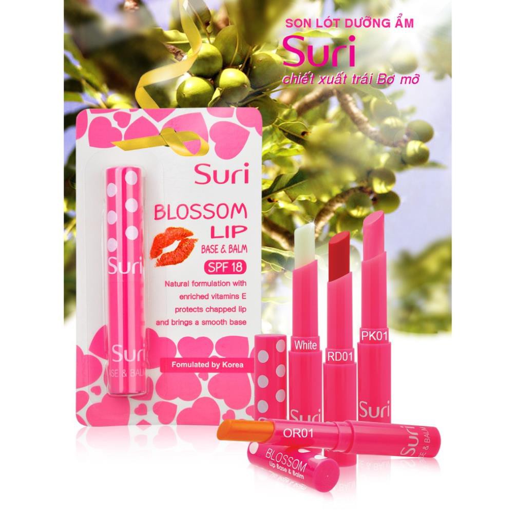 Son dưỡng ẩm bảo vệ môi chiết xuất trái Bơ mỡ Suri Blossom Lip Hàn Quốc 1.8g - Hàng chính hãng 💄