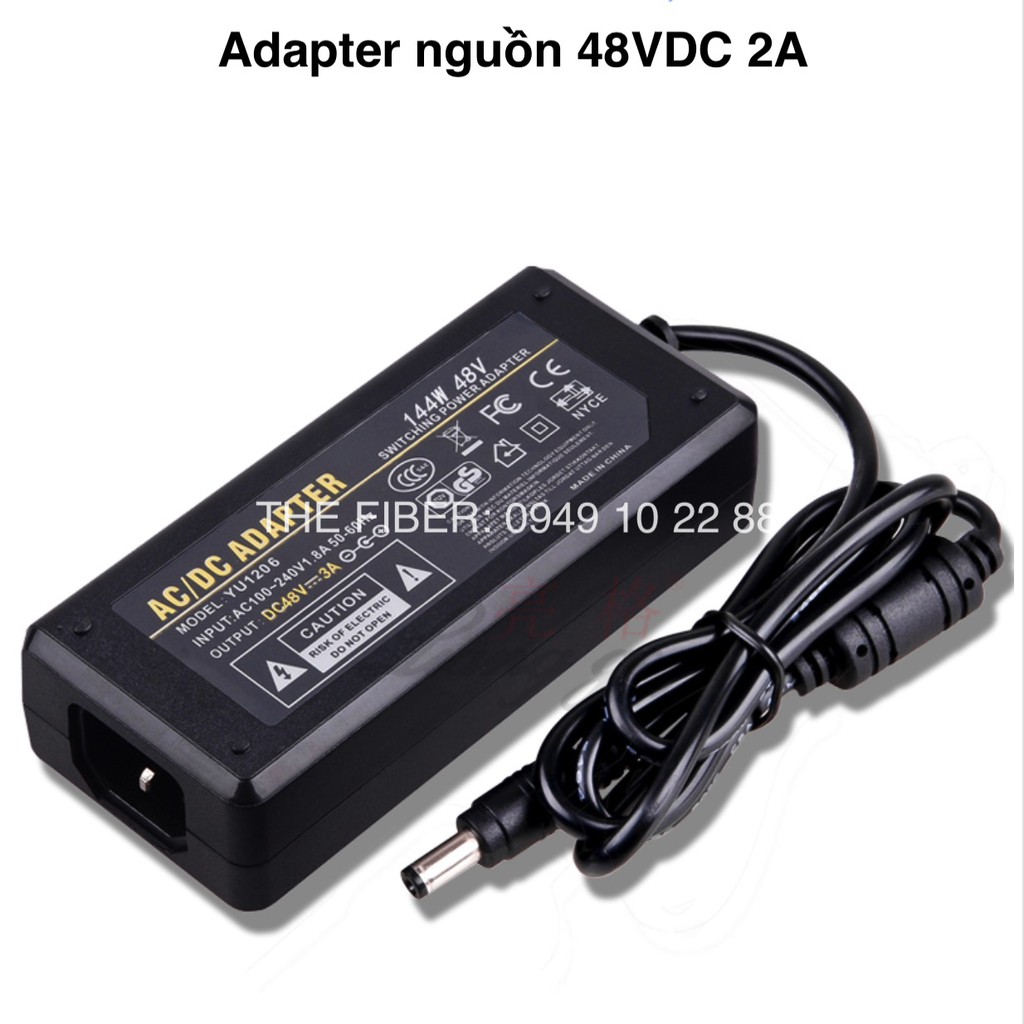 Adapter nguồn 48V 2A - POE dùng cho các thiết bị AP, Router wifi coe POE