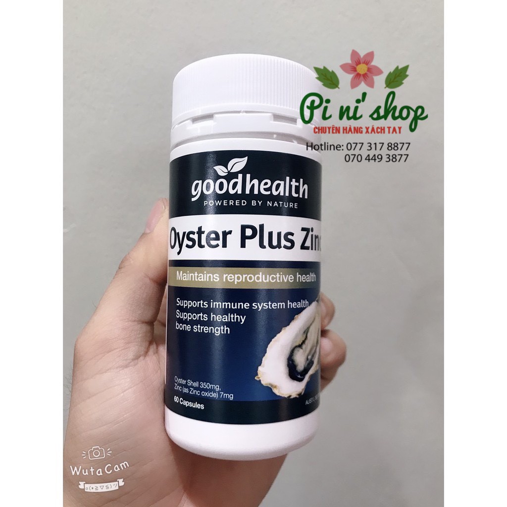 [ Chính Hãng ] Tinh Chất Hàu Oyster Plus Good Health 60 Viên Úc