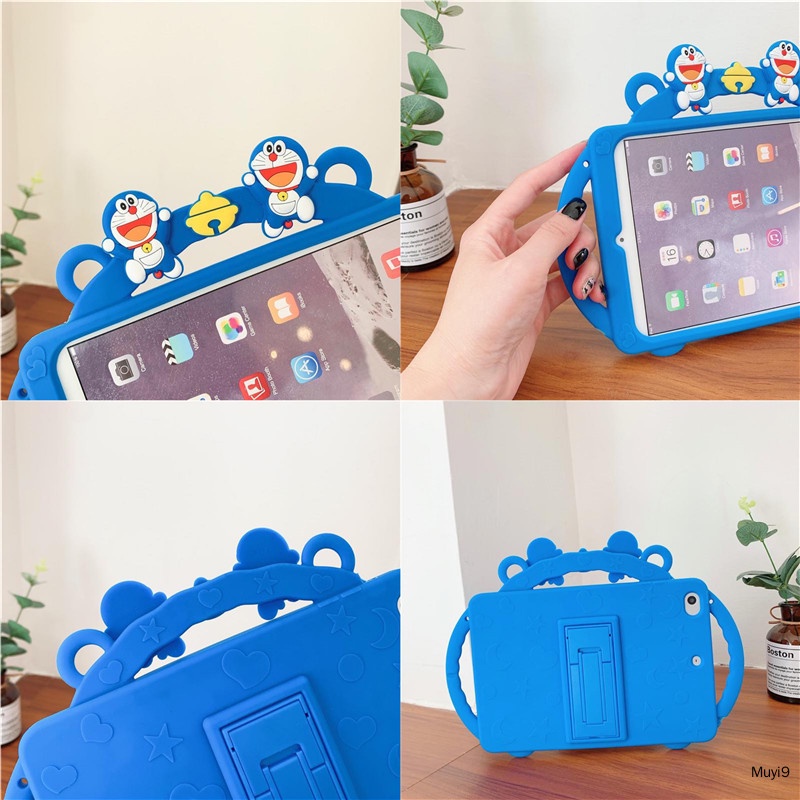 SAMSUNG Bao Da Máy Tính Bảng In Hình Doraemon Thời Trang Cho ipad Mini6 Mini4 / 5 Air Pro9.7 ipad9th / 10.9 IPad10.2 / Pro10.5