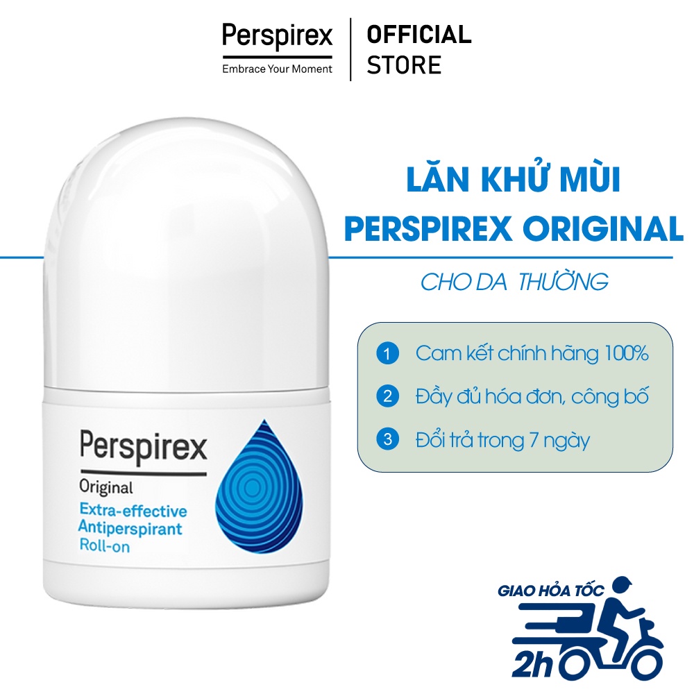 Lăn Nách Khử Mùi Perspirex Original Dành Cho Người Có Mùi Và Mồ Hôi Vừa Phải 20ml