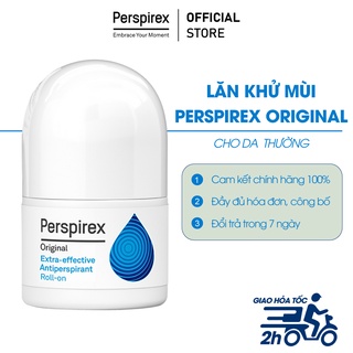 Lăn Khử Mùi Perspirex Original Dành Cho Người Có Mùi Và Mồ Hôi Vừa Phải 20ml