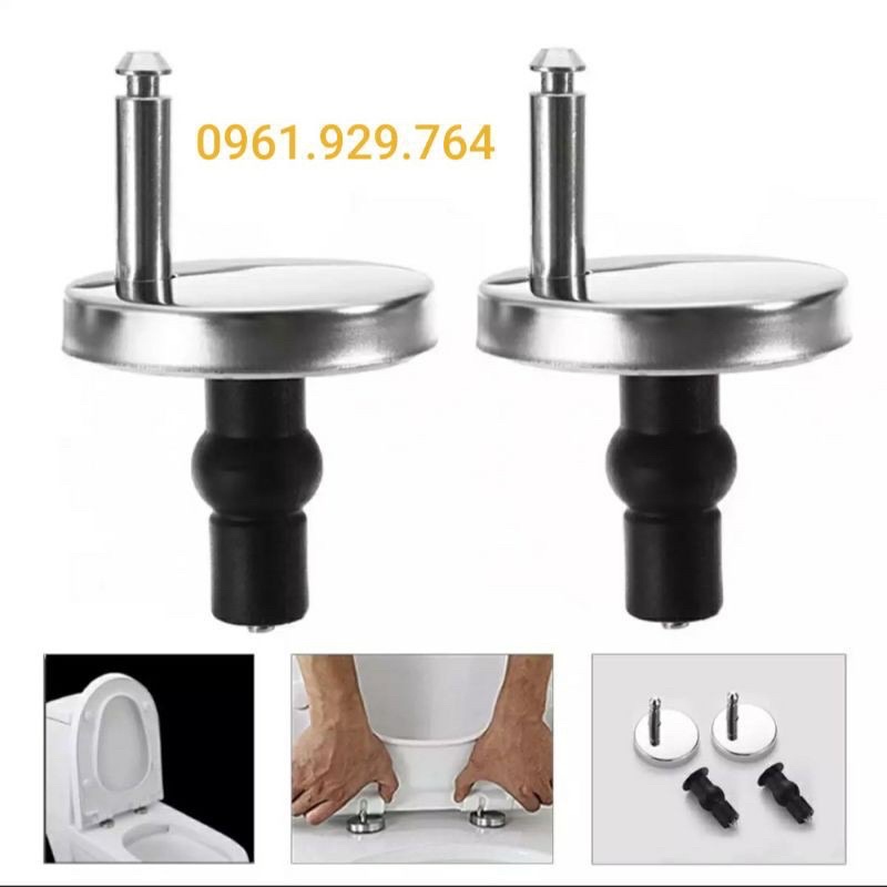 Nắp bồn cầu rơi êm - Nắp bàn cầu HA41 phụ kiện Inox