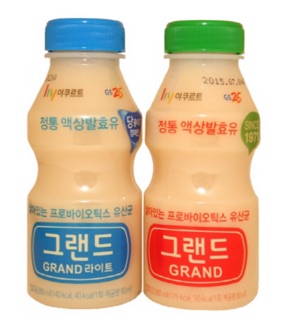 Sữa chua uống đóng chai Hàn Quốc