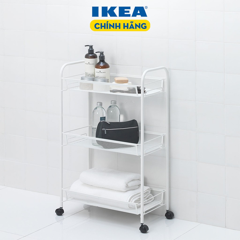 [HCM] KỆ XE ĐẨY 3 TẦNG IKEA CHÍNH HÃNG - HORNAVAN