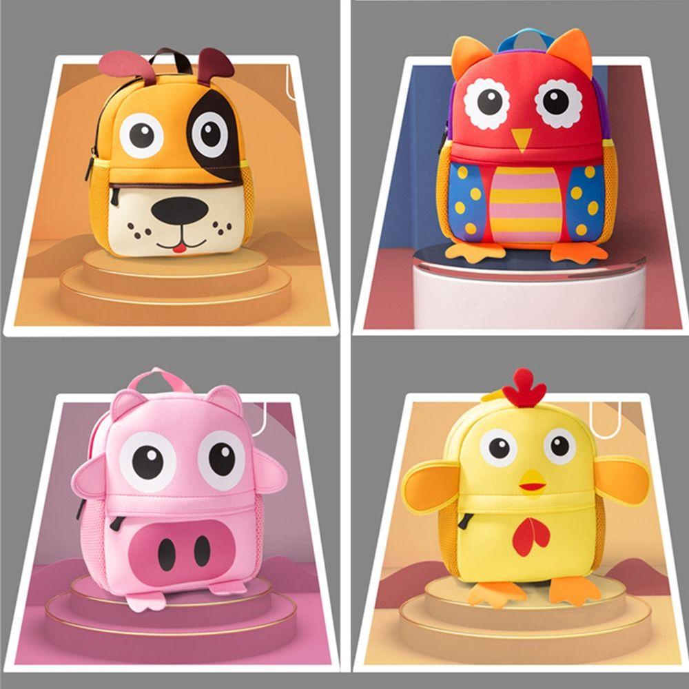 Balo Neoprene Họa Tiết Hoạt Hình MIHAN1 Dễ Thương Cho Bé Mẫu Giáo