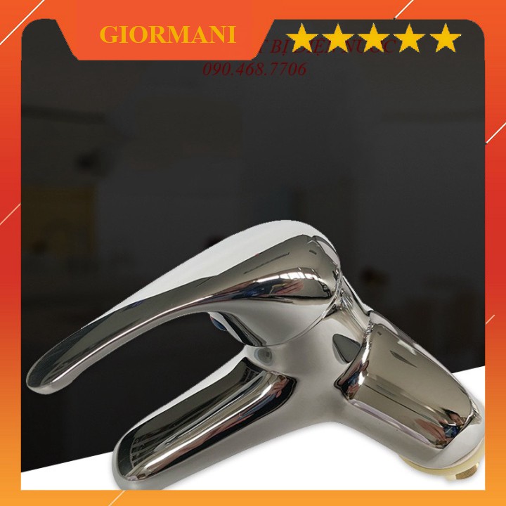 Vòi lavabo rửa mặt nóng lạnh hai lỗ cao cấp SNL44 tặng đôi dây cấp nước inox