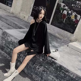 [kèm ảnh thật +clip] Áo hở vai form rộng cực chất