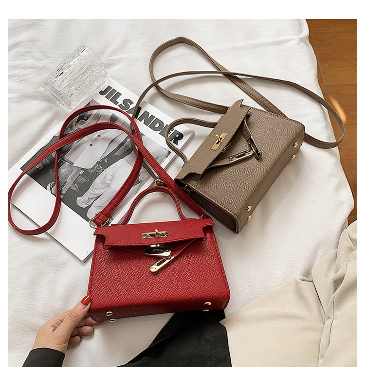 Túi Đeo Chéo JASMIN NOIR Da Pu Màu Trơn Thời Trang Retro Cho Nữ