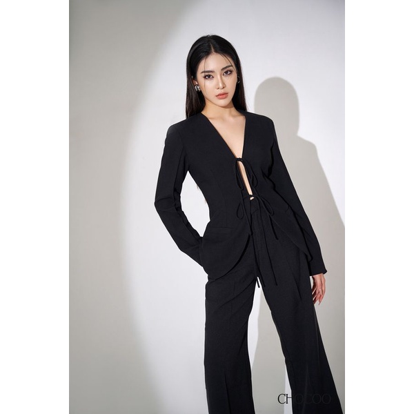 Lucinda Blazer - Áo Blazer cách điệu cột dây