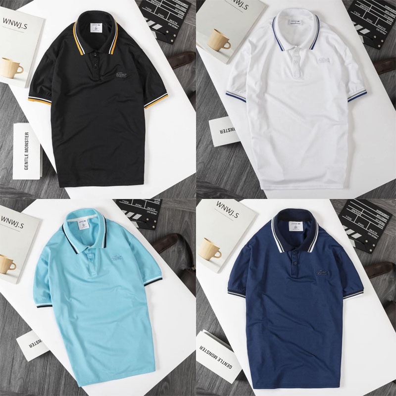 Áo phông polo nam thun có cổ cao cấp thêu cá sấu cotton 4 chiều mềm mại thấm hút tốt dáng Basic FIJITO SF1520 | BigBuy360 - bigbuy360.vn