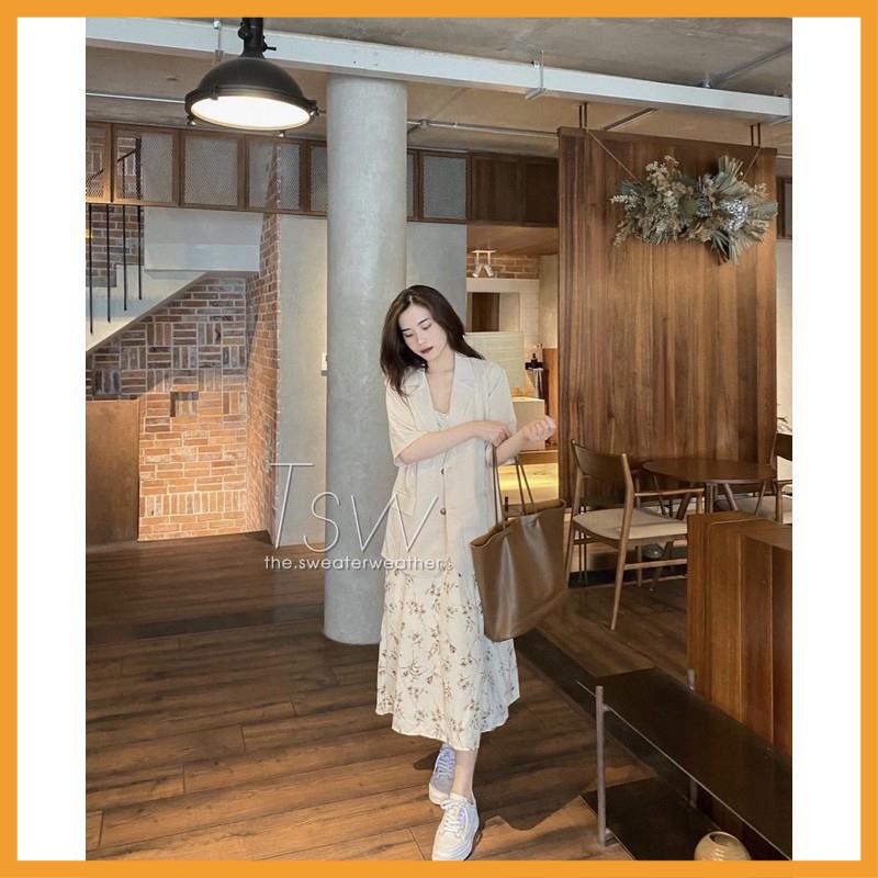 Váy hai dây hoa nhí - Đầm bông hai dây Maina | BigBuy360 - bigbuy360.vn