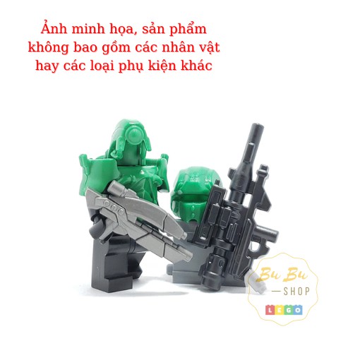 BrickWarriors - Android Head - Phụ kiện cho nhân vật