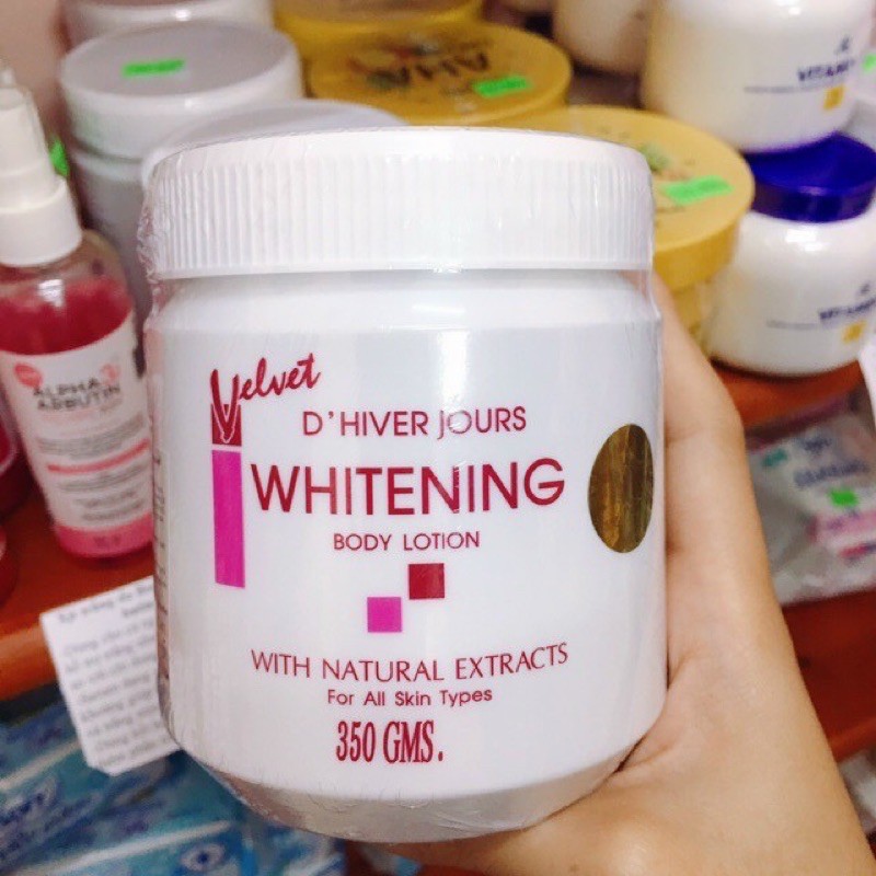 Kem dưỡng trắng da Velvet thái lan 350g Velvet D'HIVER JOURS WHITENING BODY LOTION loại 1 hàng chính hãng