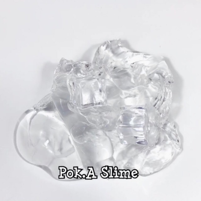 Pure water - crystal clear slime