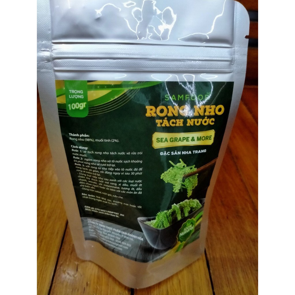 [FLASH SALE] Rong nho tách nước SAMFOOD - Gói 100g | BigBuy360 - bigbuy360.vn