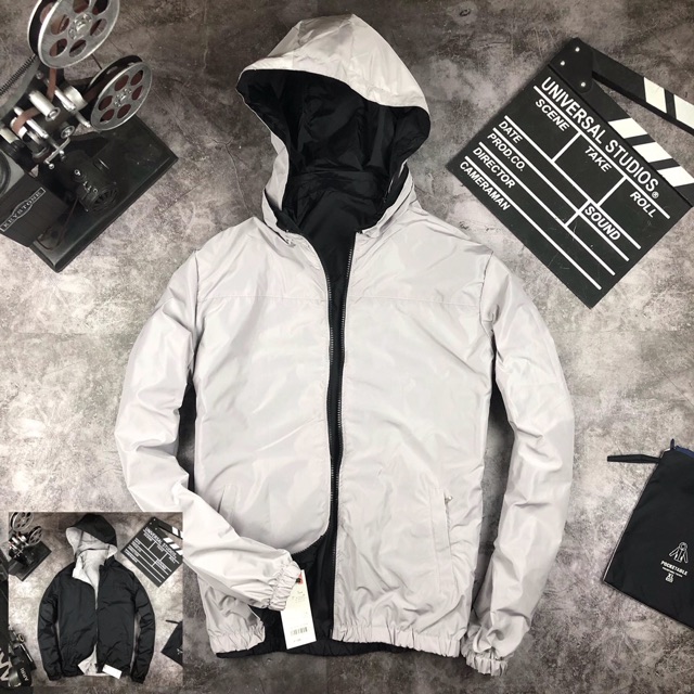 Áo gió nam - Áo khoác gió 2 mặt kèm túi tiện lợi chống nước 45-80kg | BigBuy360 - bigbuy360.vn