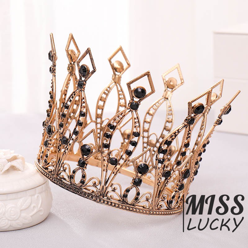 Vương miện kiểu dáng thời trang sang trọng đa dụng cho nữ