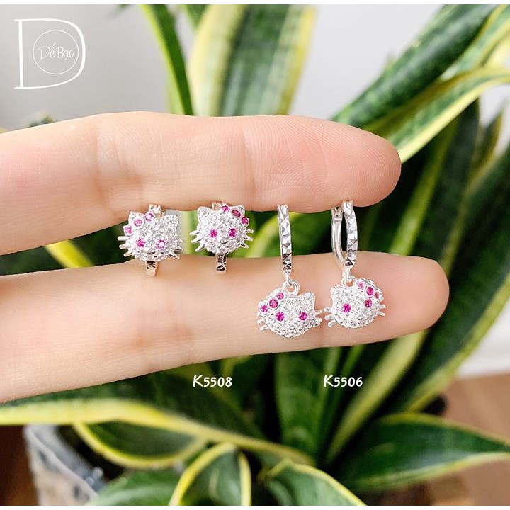 Bộ Kitty bạc 925 cho bé xinh xắn đáng yêu Dế Bạc