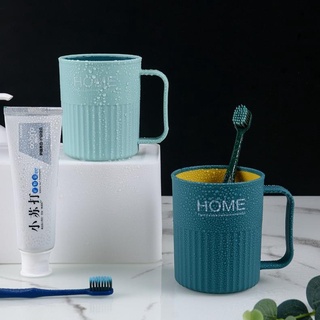 Cốc đánh răng có quai chữ home