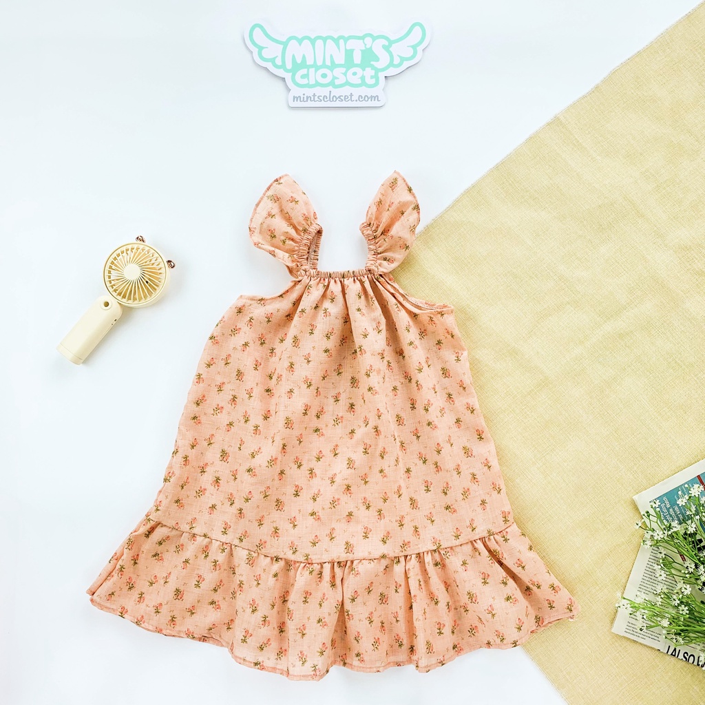 Váy Cánh Tiên 2 Dây Đuôi Cá Họa Tiết Cho Bé Gái Size 1 - 4 Tuổi MINTSCLOSET Mint's Closet - V582 - GV0070