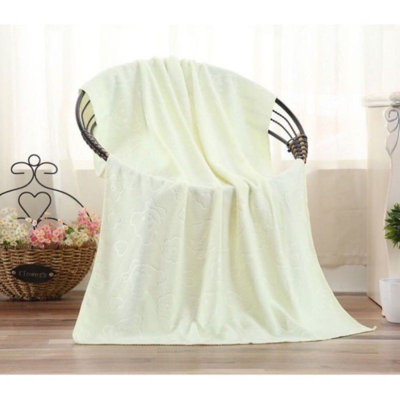 khăn tắm siêu mềm mịn, khổ 70x140 cm