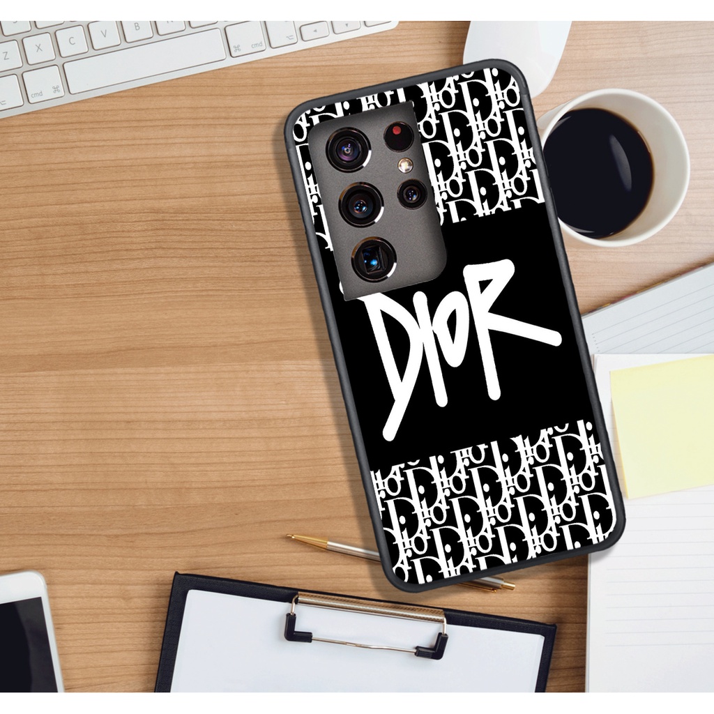 ỐP LƯNG SAMSUNG S21 - S21 PLUS - S21 ULTRA - S21 FE - NOTE 20 FE , IN HÌNH LÔ GÔ DI-OR ĐẸP, CHẤT, PHONG CÁCH..