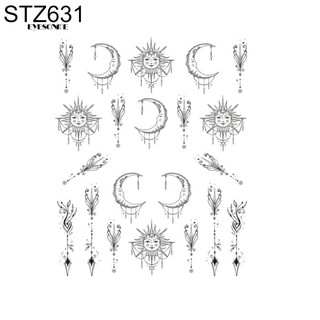 Tờ sticker dán trang trí móng thời trang