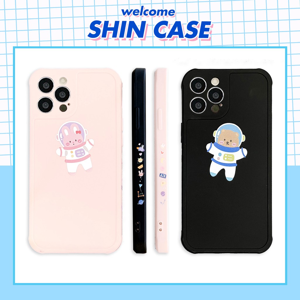 Ốp lưng iphone Flying Rabit cạnh vuông in hình viền 6/6plus/6s/6splus/7/7plus/8/8plus/x/xs/11/12/pro/max/plus/promax | BigBuy360 - bigbuy360.vn