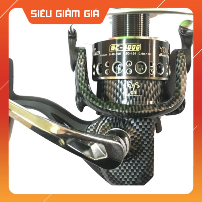 R Máy câu cá YOLO BC 6000 Black Cracker