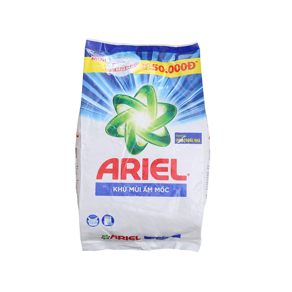 Bột giặt Ariel khử mùi ẩm mốc 3.8kg